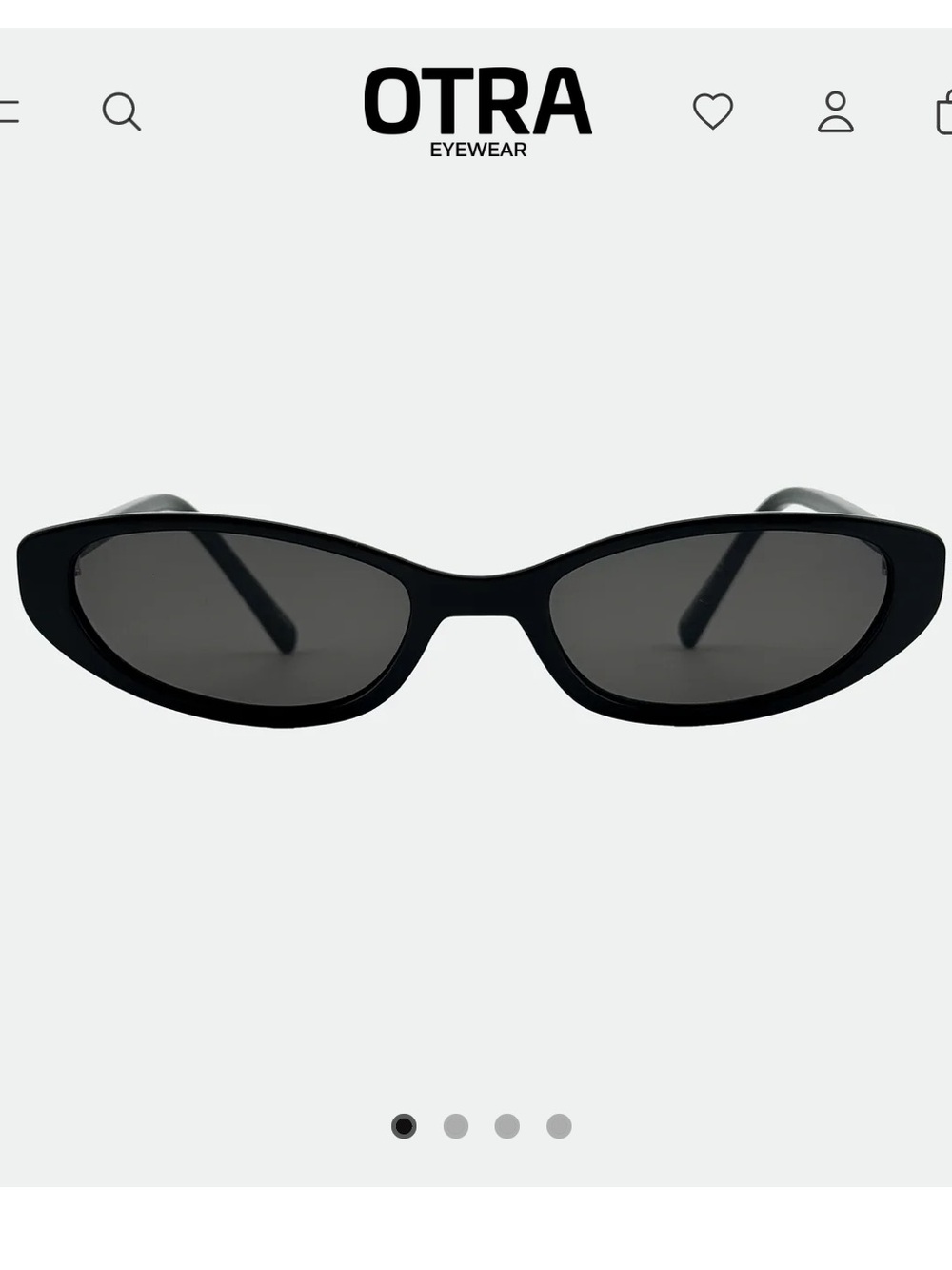 Black Otra Cat-Eye VR/AR Protective Glasses